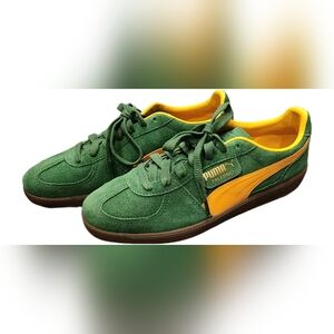 PUMA Green and Yellow Shoes Mens 10.5